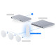 Access Point Bridge UniFi Ubiquiti Device Bridge Pro Sector 5 GHz Point-to-Multipoint, UDB-Pro-Sector